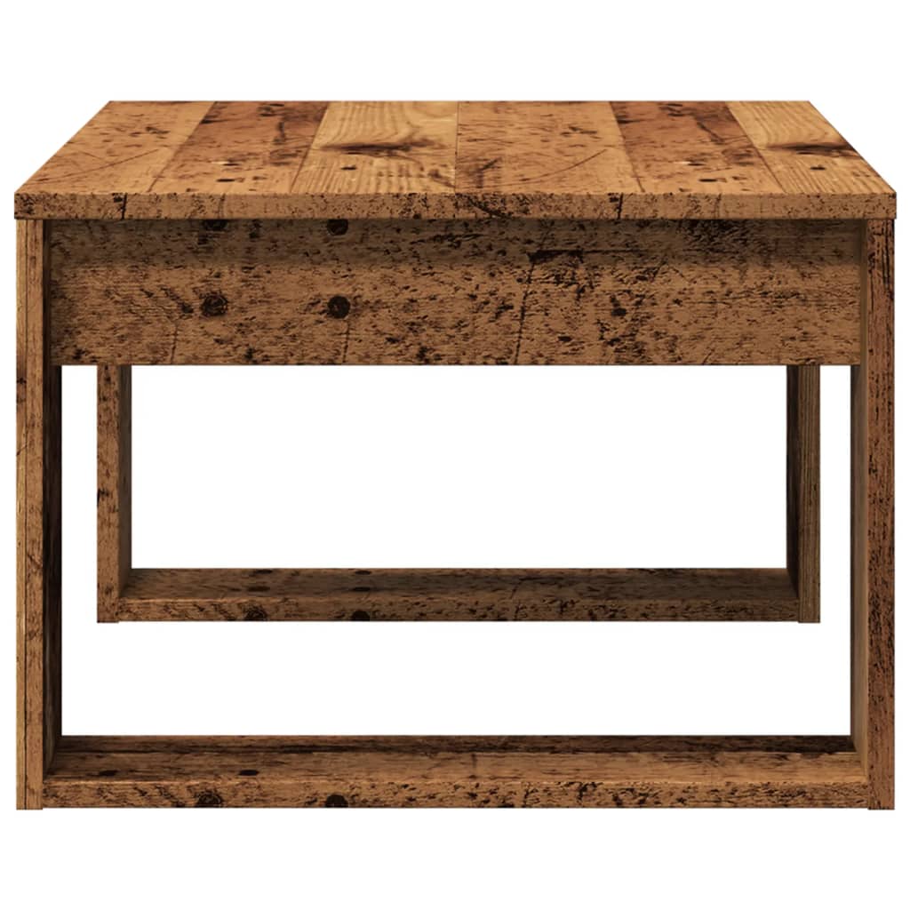 Mesa auxiliar Texas diseño fijo madera 35x50 cm perfil