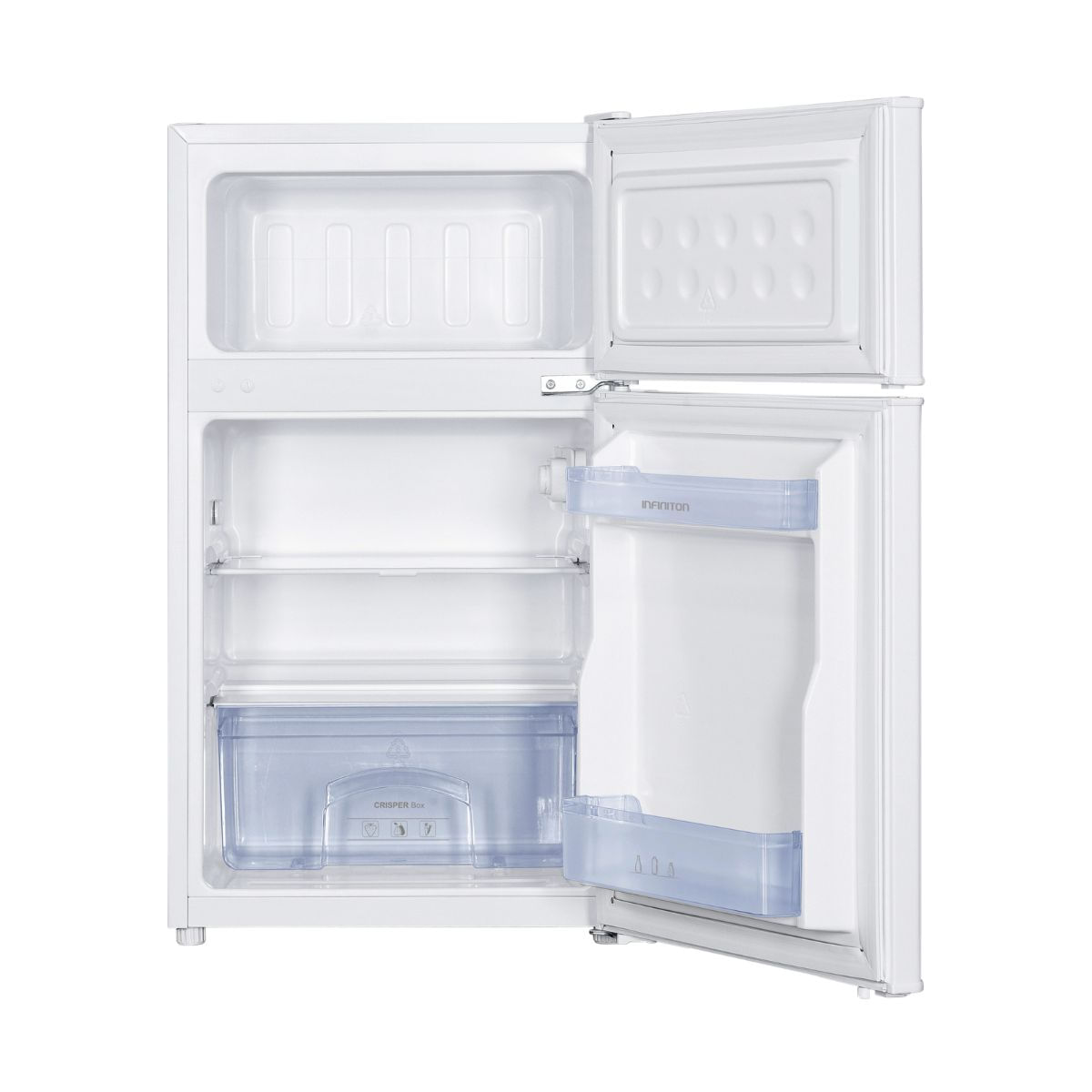 Frigorífico dos puertas Infiniton FG-85D8WEH Defrost 85L E blanco 85 cm interior
