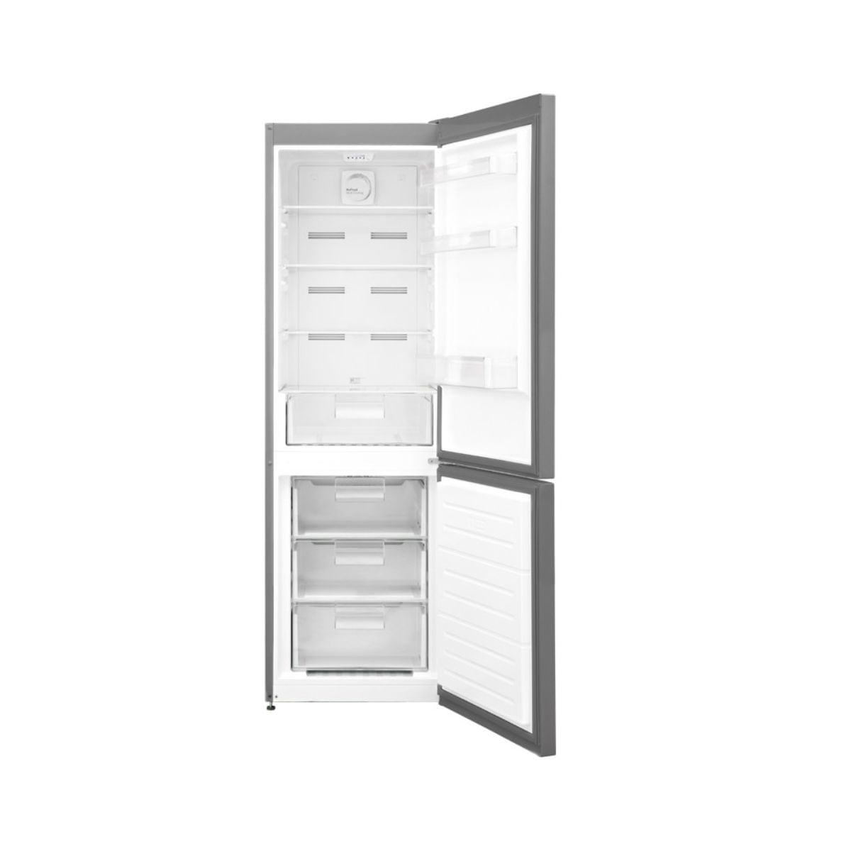 Frigorífico combi New Pol NWC186ELDX No Frost 295L E inox 186 cm