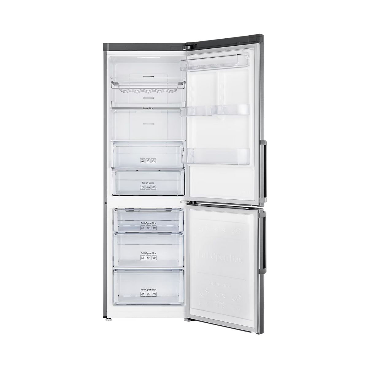 Frigorífico combi Samsung RB33J3315SA/EF No Frost 339L E plateado 185 cm interior