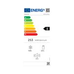 Frigorífico combi Samsung RB33J3315SA/EF No Frost 339L E plateado 185 cm etiqueta energetica