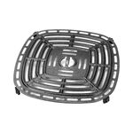 Freidora de aire Emerio AF-129084 1300W 4,5L 8 programas acero inoxidable negro rejilla