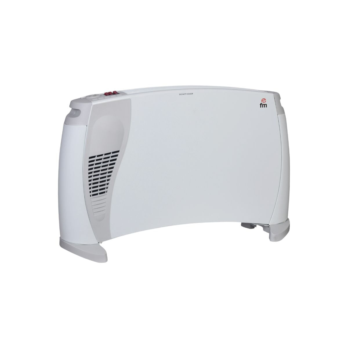Convector FM RC1101 Turbo 2000W 3 potencias blanco  fondo blanco