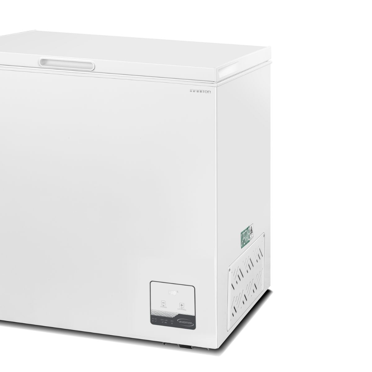 Arcón congelador Infiniton CH-20H86WEH 199L Defrost E blanco 83,5 cm detalle