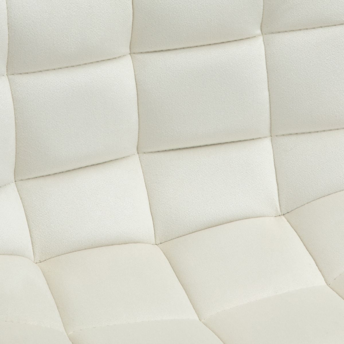 Pack de 2 taburetes Nube Homcom con respaldo acolchado crema 84x45x47 cm detalle