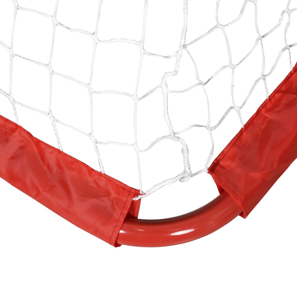 Pack de 2 miniporterías Axis Homcom plegables rojo 60x90x36 cm