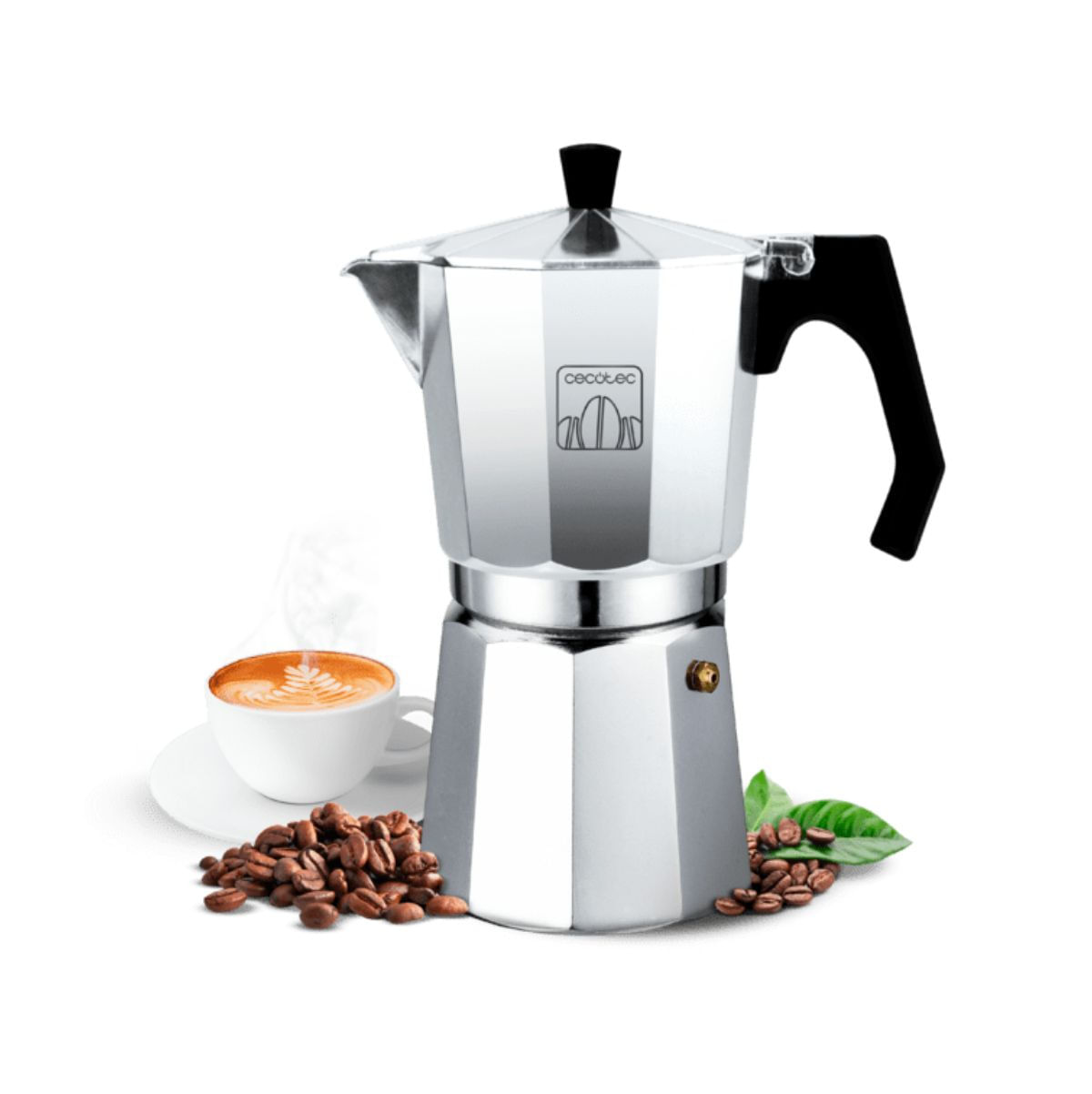 Cafetera-italiana-Cecotec-Mokclassic-300-3-tazas-aluminio-fundido-plateado-animada