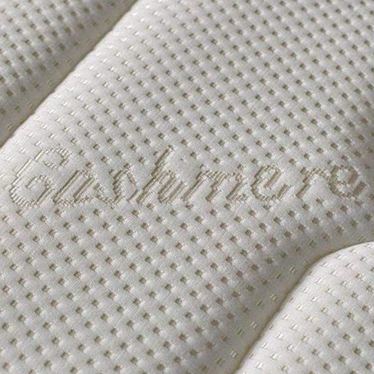 Colchón viscoelástico Royal Cashmere núcleo HR Pro-Nature blanco 27 cm  detalle
