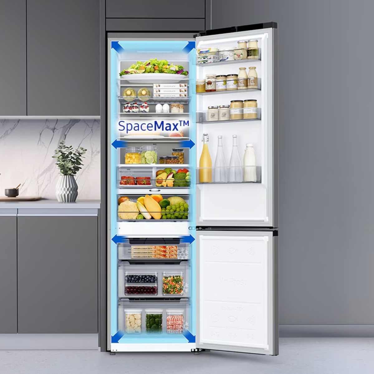 Frigorífico combi Samsung RB38C674CSA/EF No Frost 390L C inox 203 cm