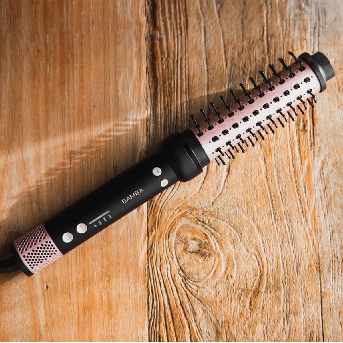 Cepillo eléctrico Cecotec Bamba InstantCare Curly AirFlow cerámico temperatura regulable negro animada