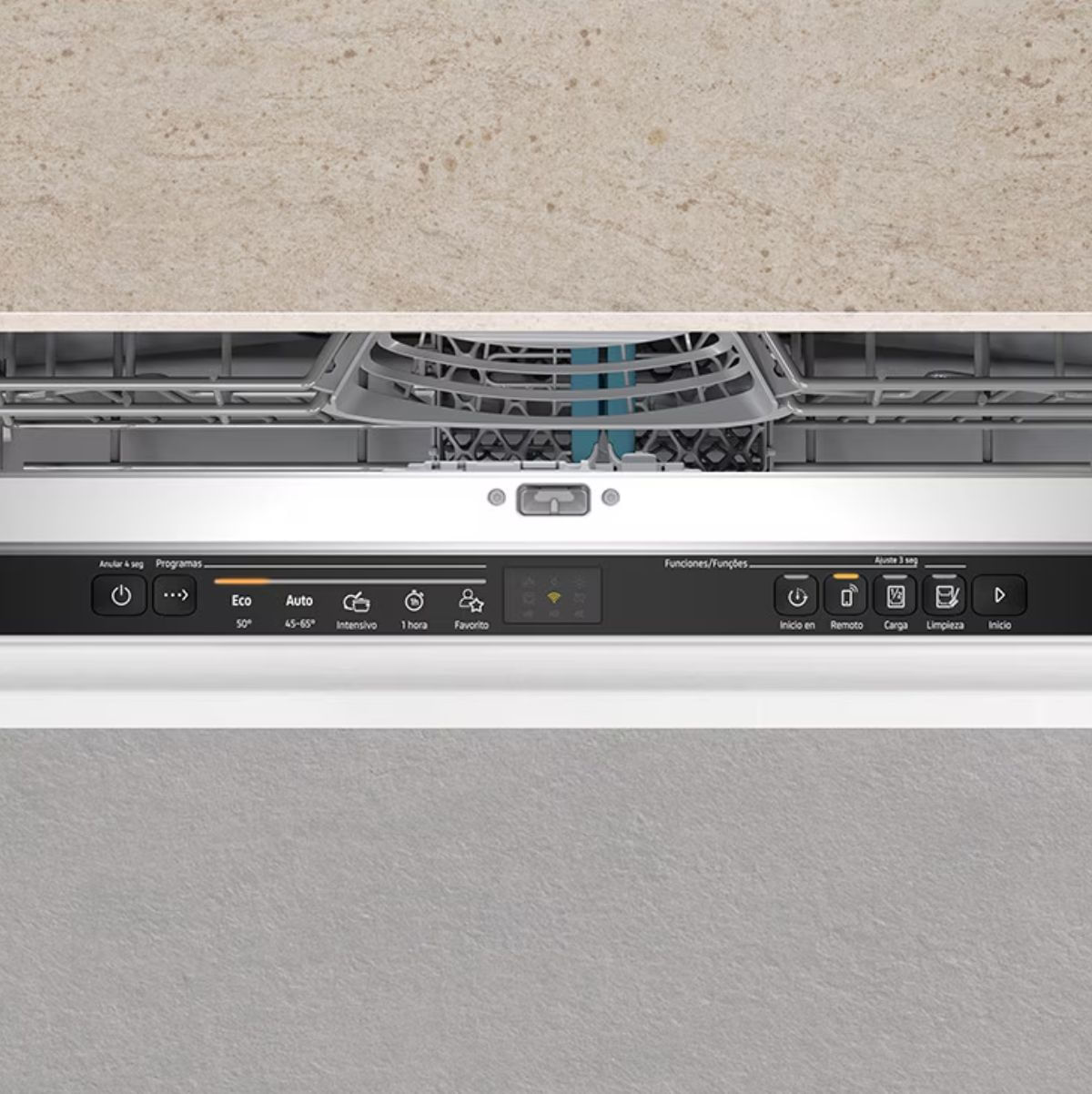 Lavavajillas integrable Balay 3VF5011NP 12 cubiertos 5 programas E blanco 60 cm control