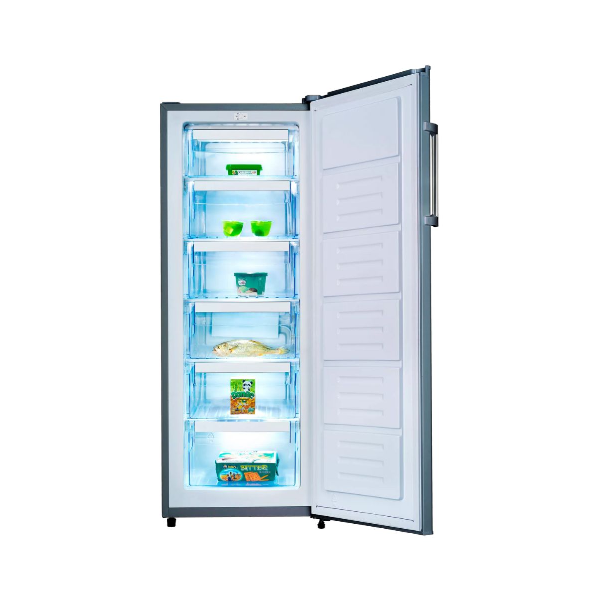Congelador vertical Infiniton CV-172L14XEV Defrost 172L E inox 143,5 cm i nterior