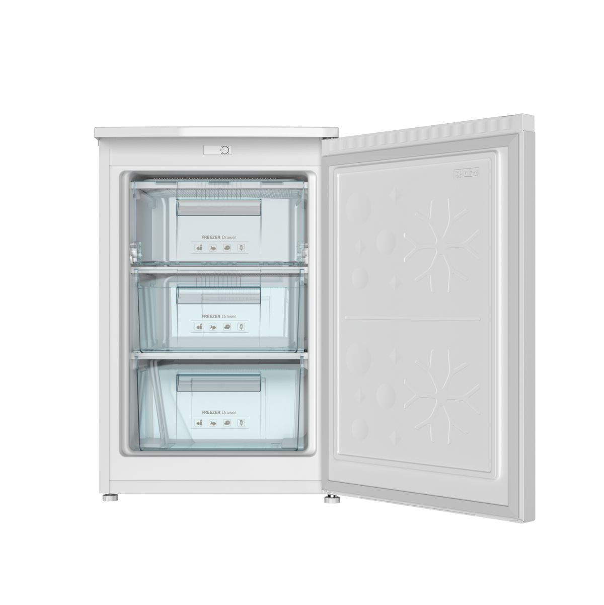Congelador vertical Infiniton CV-88L8WEK Defrost 85L E blanco 84,5 cm interior
