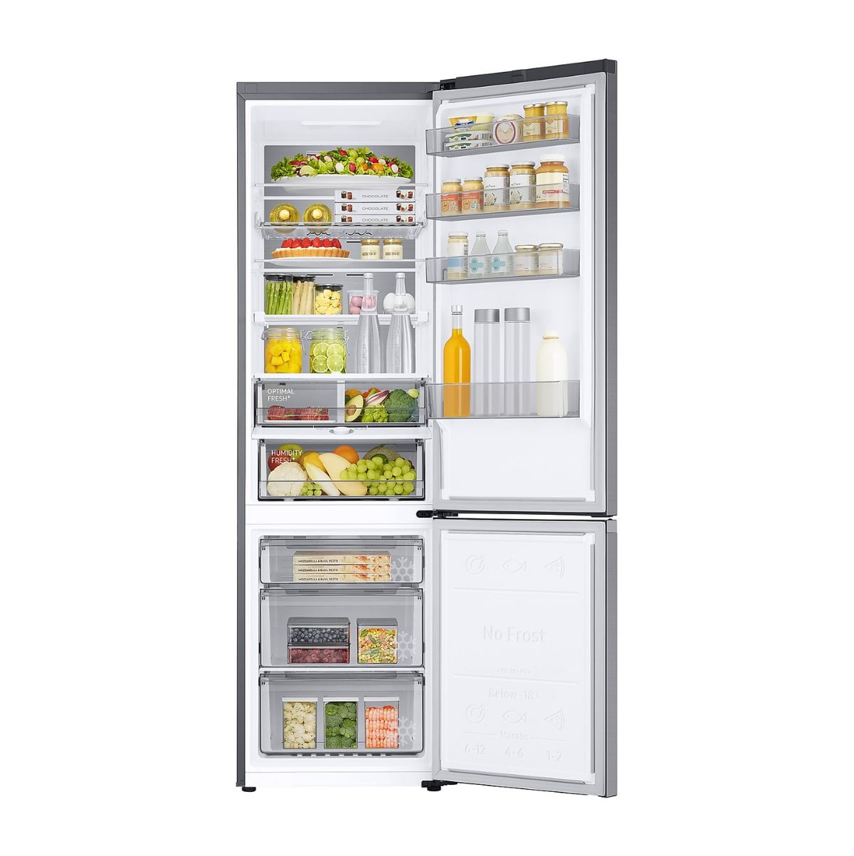 Frigorífico combi Samsung RB38T776DS9/EF 390L No Frost D inox 203 cm interior