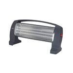 Calefactor de cuarzo Jata JCES2201 1200W 3 temperaturas gris fondo blanco