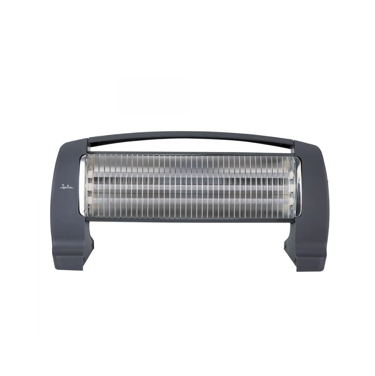 Calefactor de cuarzo Jata JCES2201 1200W 3 temperaturas gris frontal