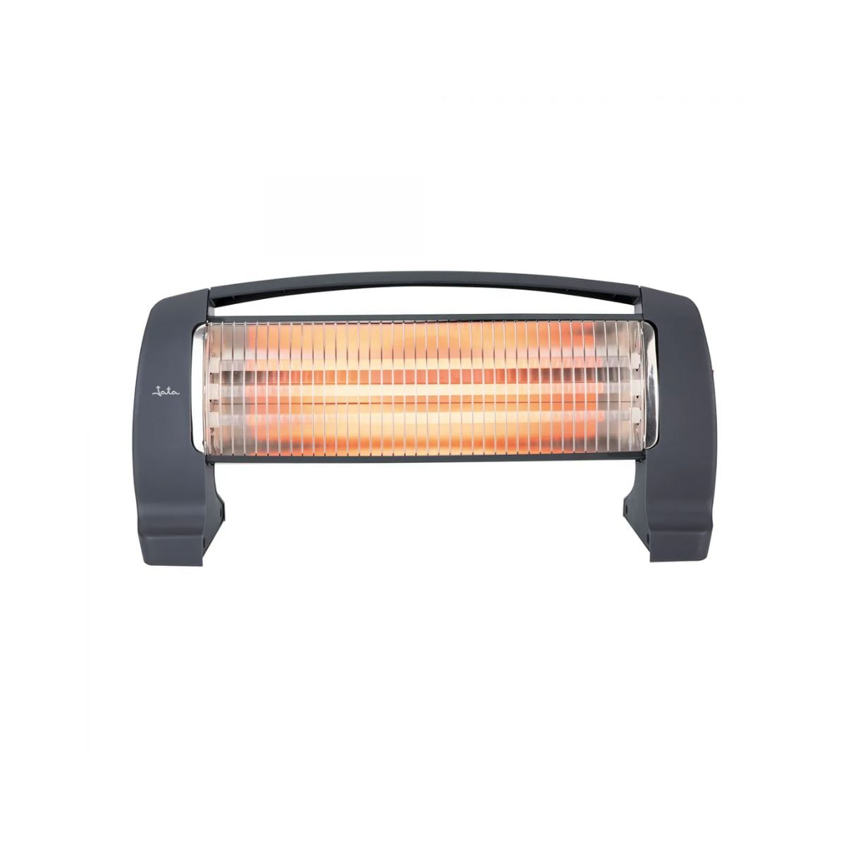 Calefactor de cuarzo Jata JCES2201 1200W 3 temperaturas gris funcionamiento