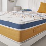 Colchón viscoelástico Sport Tech núcleo HR media-alta 20 blanco 20 cm detalle