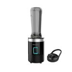 Batidora de smoothies Cecotec Power Titanium 350 con vaso 350W 4 cuchillas negro fondo blanco