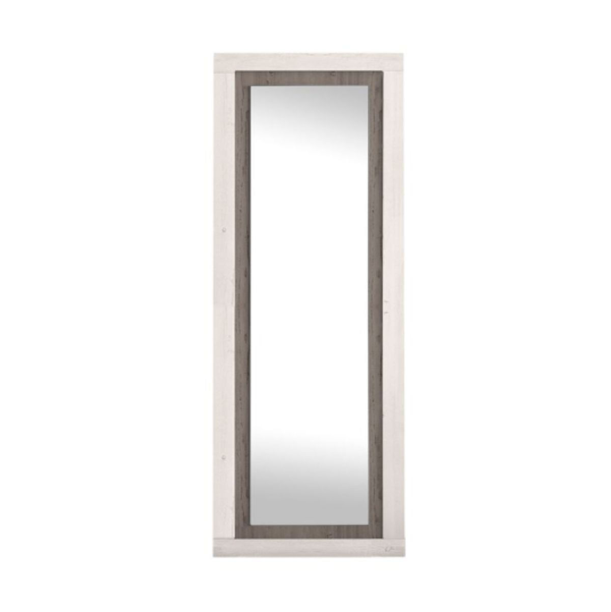 Espejo de pared Luna rectangular andersen/roble 180x60x3,5 cm fondo blanco