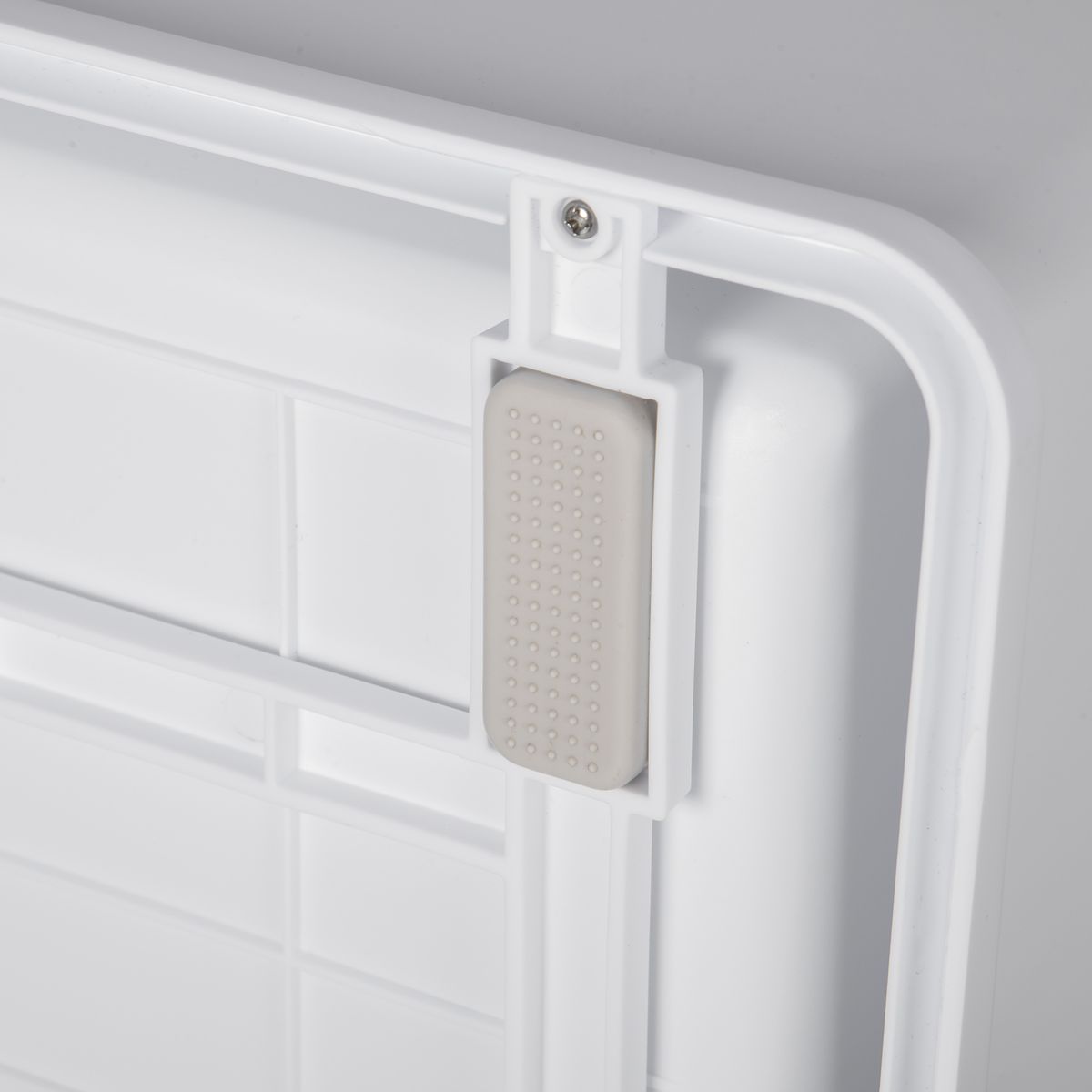 Arenero para gatos Piki PawHut plegable + puerta + bandeja gris 36,7x35,5x47,5 cm