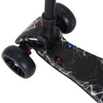 Patinete infantil Scooter Homcom plegable +3A negro 63-81x62x27 cm detalle