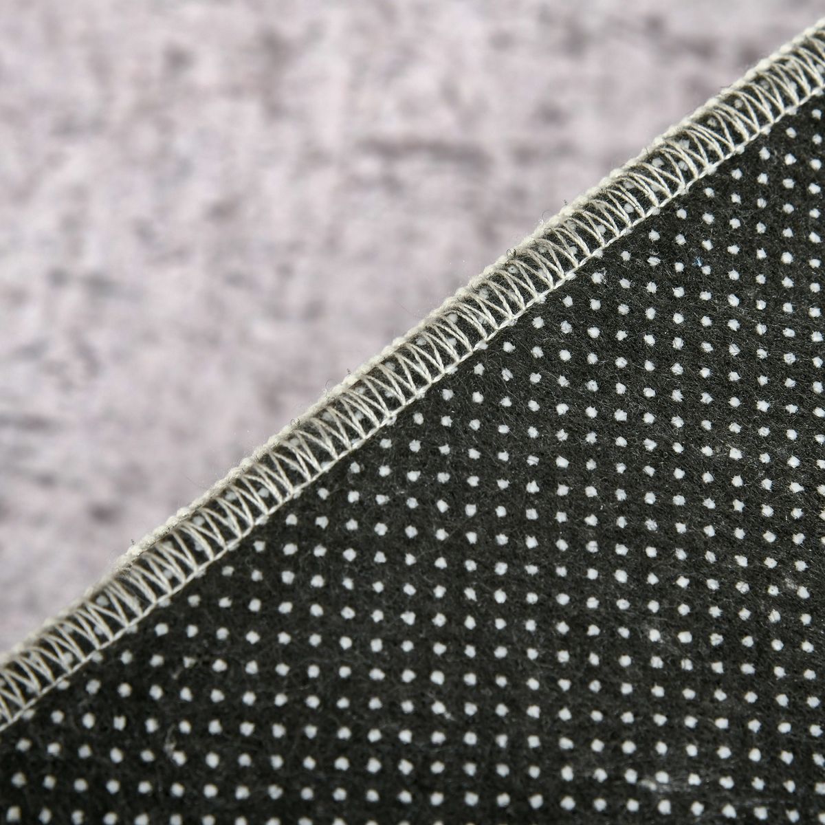 Alfombra Roma Homcom antideslizante gris 160x230 cm
