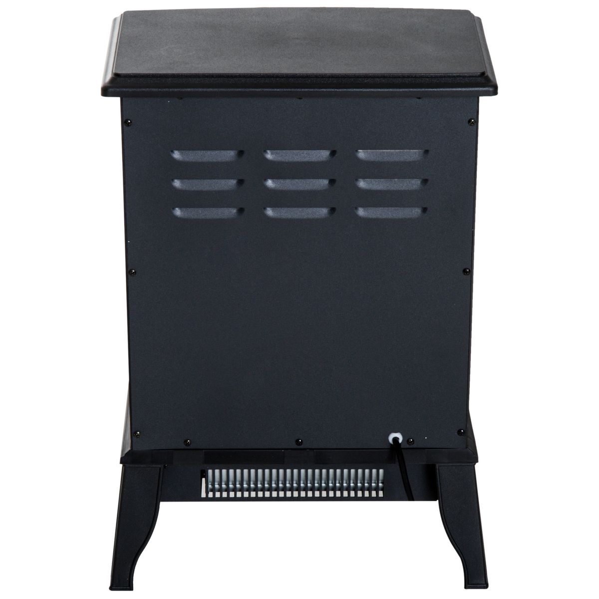 Chimenea eléctrica Heritage Homcom 2000w 2 potencias negro 56,5x39x23 cm
