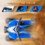 Quad eléctrico Honda Aiyaplay con luces LED + bocoina 1-3 años azul 43,5x65,5x38,5 cm web