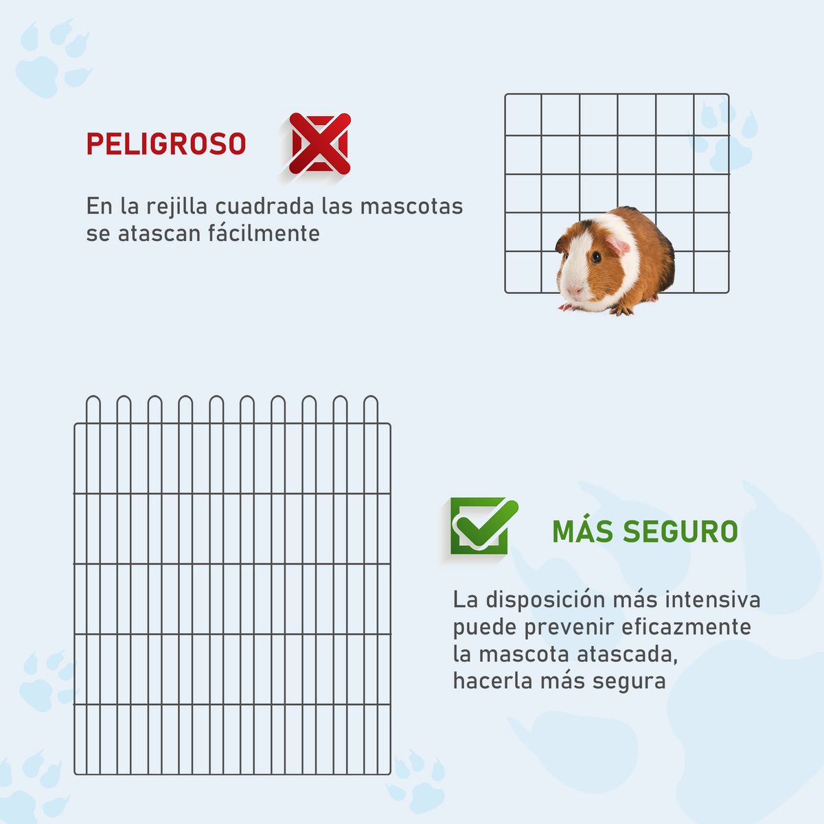 Parque para mascotas Land 8 paneles negro 76xØ158 cm