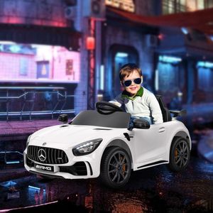 Cochecito eléctrico Mercedes-Benz AMG GTR Aiyaplay mando a distancia + música +3A