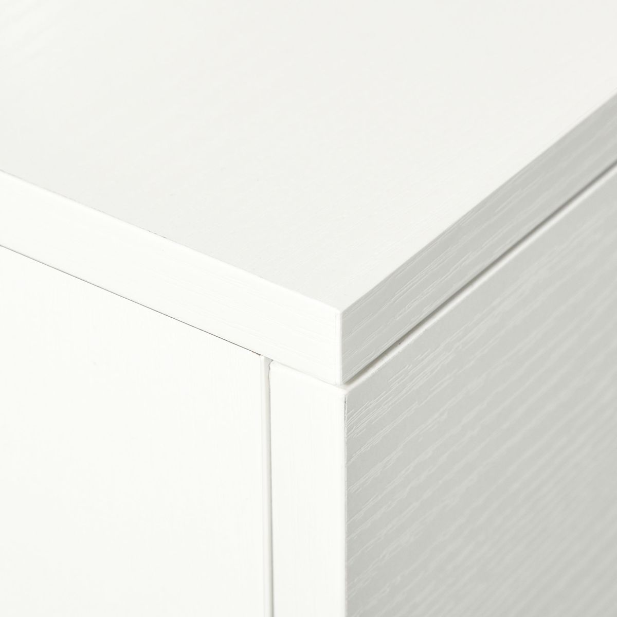 Escritorio apilable Nieves Homcom 2 mesas + 2 cajones con ruedas blanco 88x100x36 cm detalle