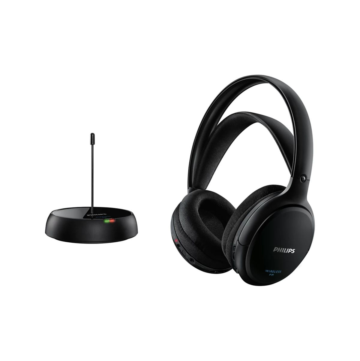 Auriculares diadema Philips SHC5200/10 inalámbricos FM ajustable negro cascos