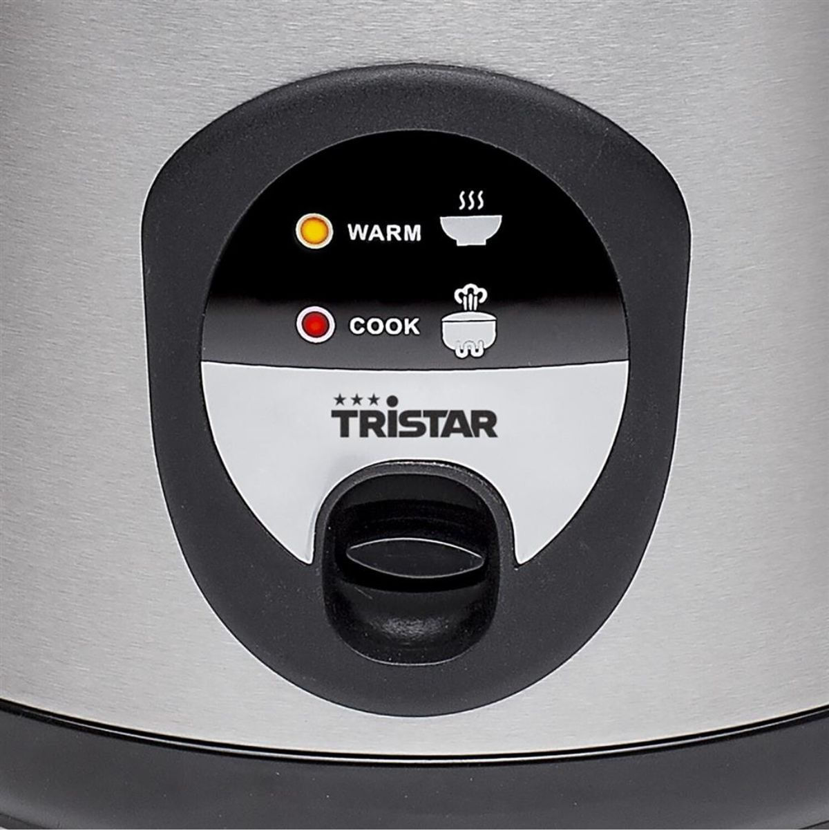 Arrocera Tristar RK-6126 1L 400W 2 velocidades acero inoxidable gris