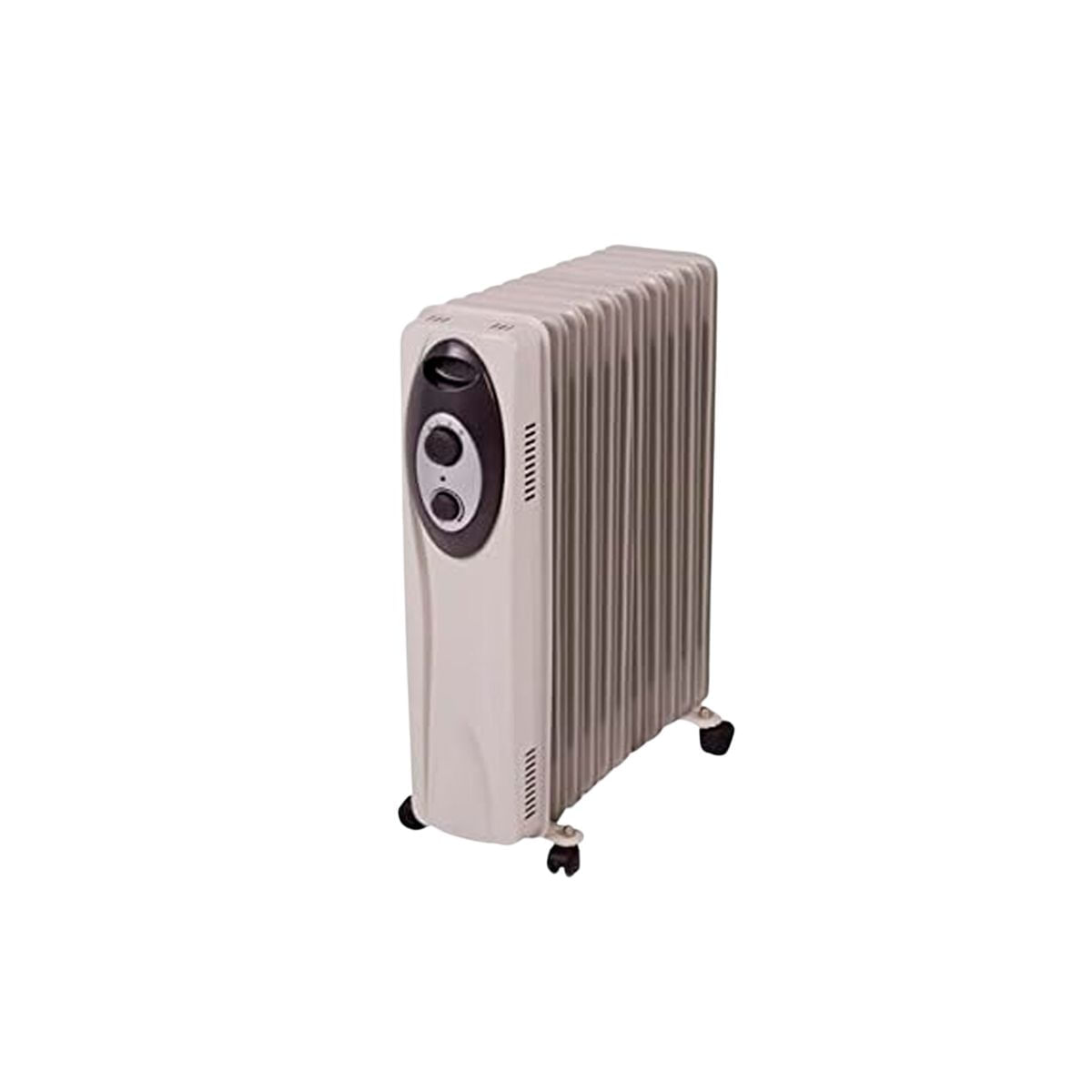 Radiador de aceite Sáhara 1503 S&P 1500W 7 elementos recogecables gris