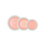 Vajilla Kaleido Quid 18 piezas 6 servicios cerámica verde/naranja fondo blanco