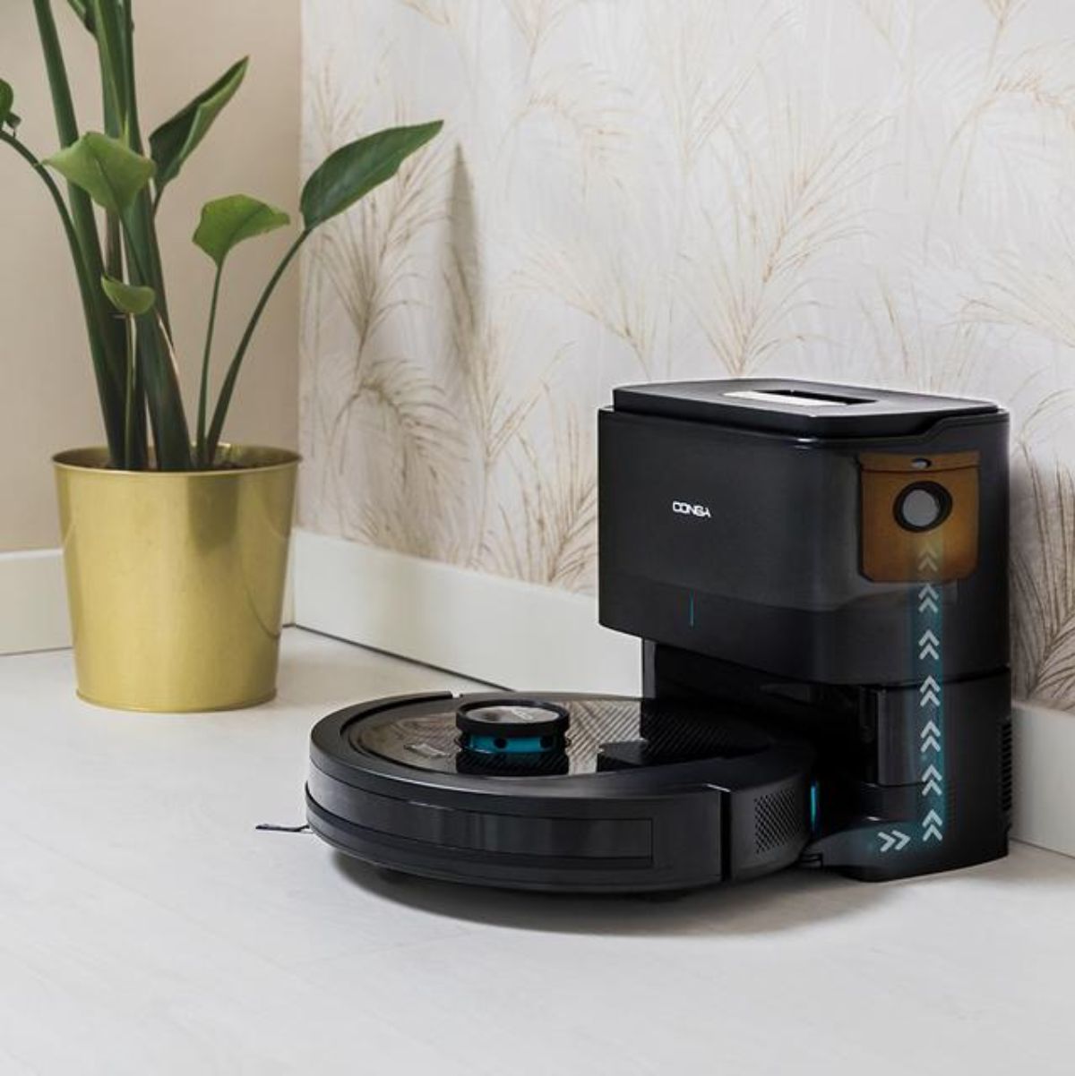 Robot aspirador Cecotec Conga 7490 Ultimate Home X-Treme 4000Pa 2L negro animada