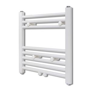 Radiador eléctrico 210W 8 barras acero blanco 48x48 cm
