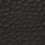 Mesita de noche Franela puerta reversible madera de mango negro 46x40x33 cm detalle