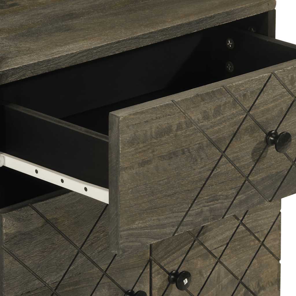 Mesita-de-noche-Talaje-armario---cajon-negro-60x50x33-cm
