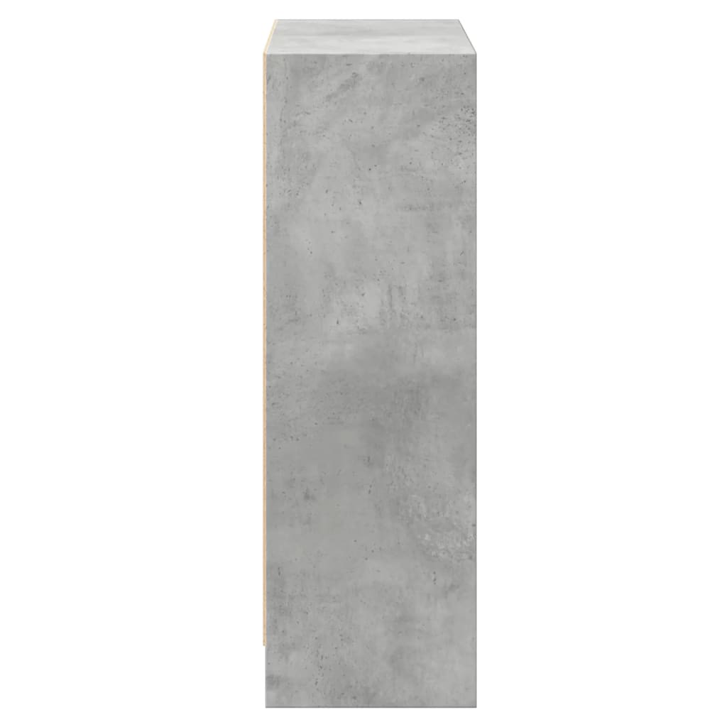 Estantería Mirlo 2 compartimentos gris oscuro 75x80x24 cm perfil