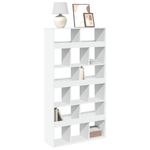 Estantería Nordic 15 compartimentos blanco 187,5x33x100 cm