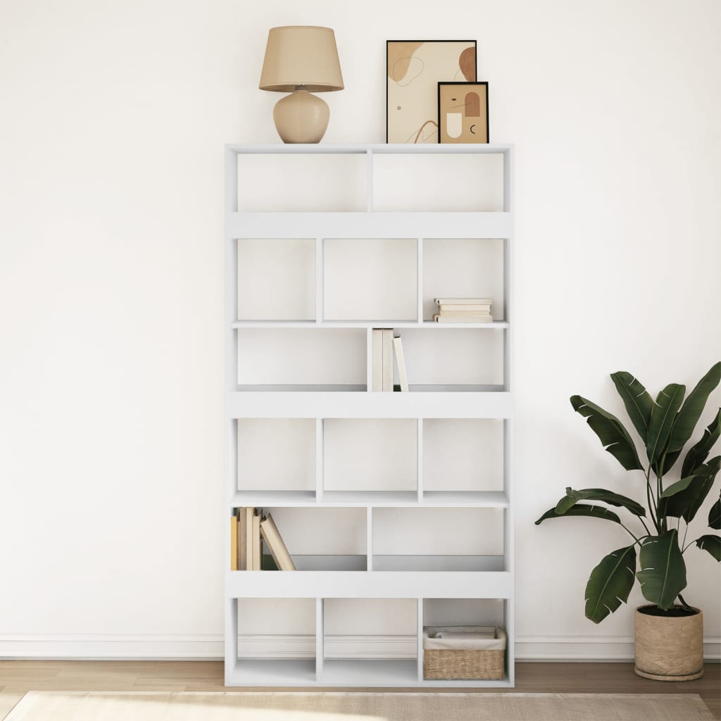 Estantería Nordic 15 compartimentos blanco 187,5x33x100 cm