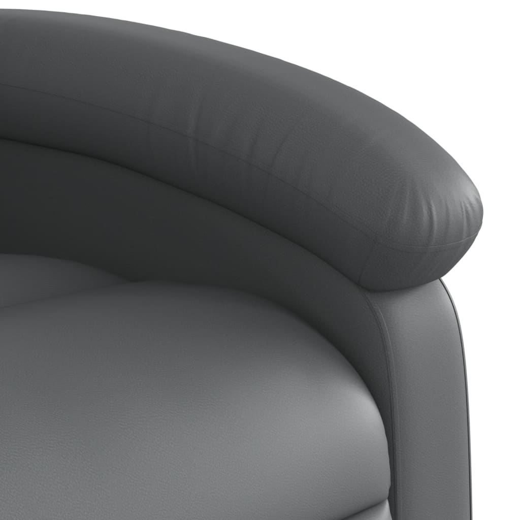 Sillón de masaje Ficus reclinable 6 puntos de masaje gris 99,5x71x86,5 cm detalle