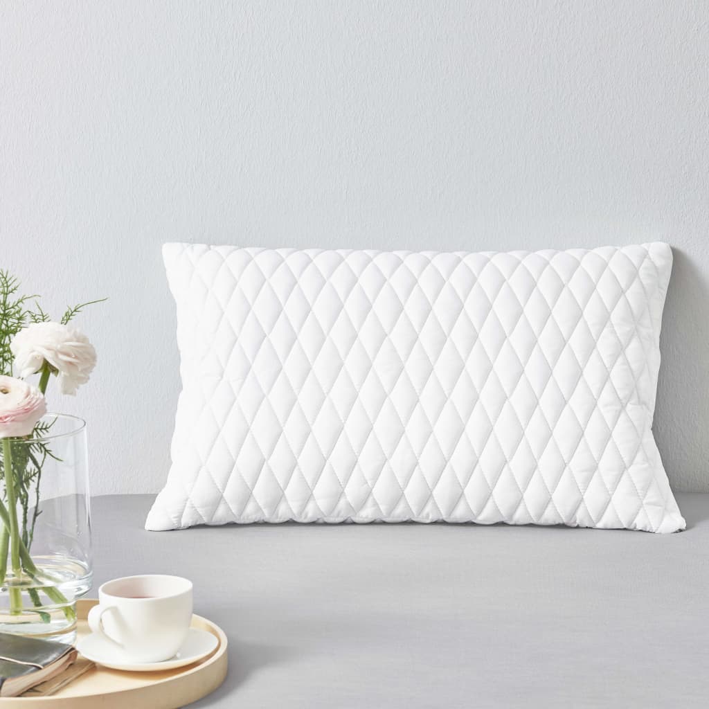 Pack de 2 almohadas Scala espuma viscoelástica blanco 14x60x40 cm