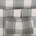 Sillón relax Hita reclinable con reposapiés + bolsillo lateral blanco/gris 101,5x71x90,5 cm bolsillo