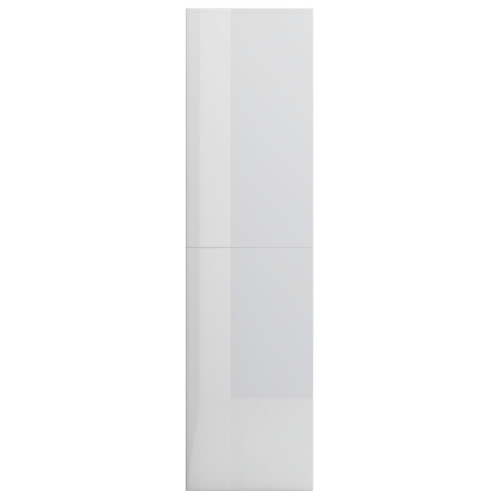Estantería Aspidistra 6 compartimentos blanco brillo 160x155x24 cm perfil