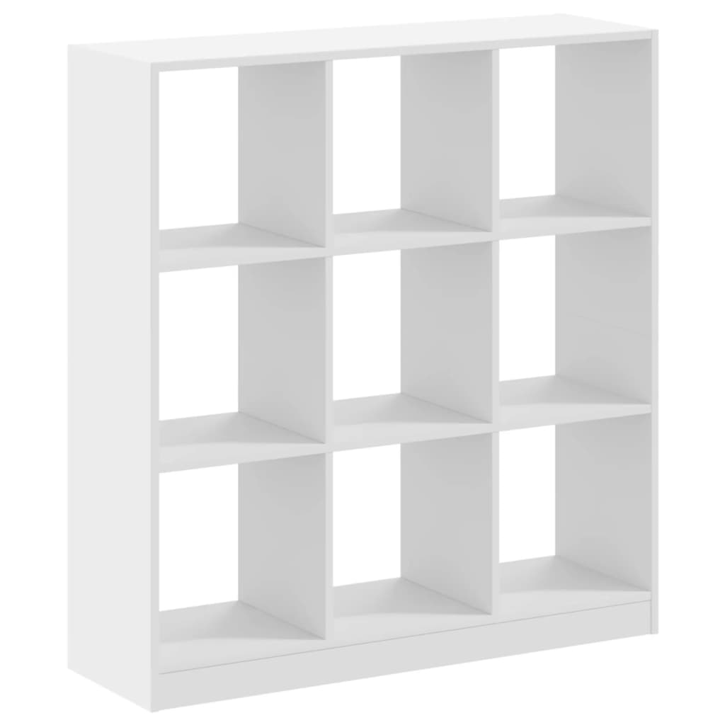 Estantería Ívea 9 compartimentos blanco 108x102x32 cm lateral
