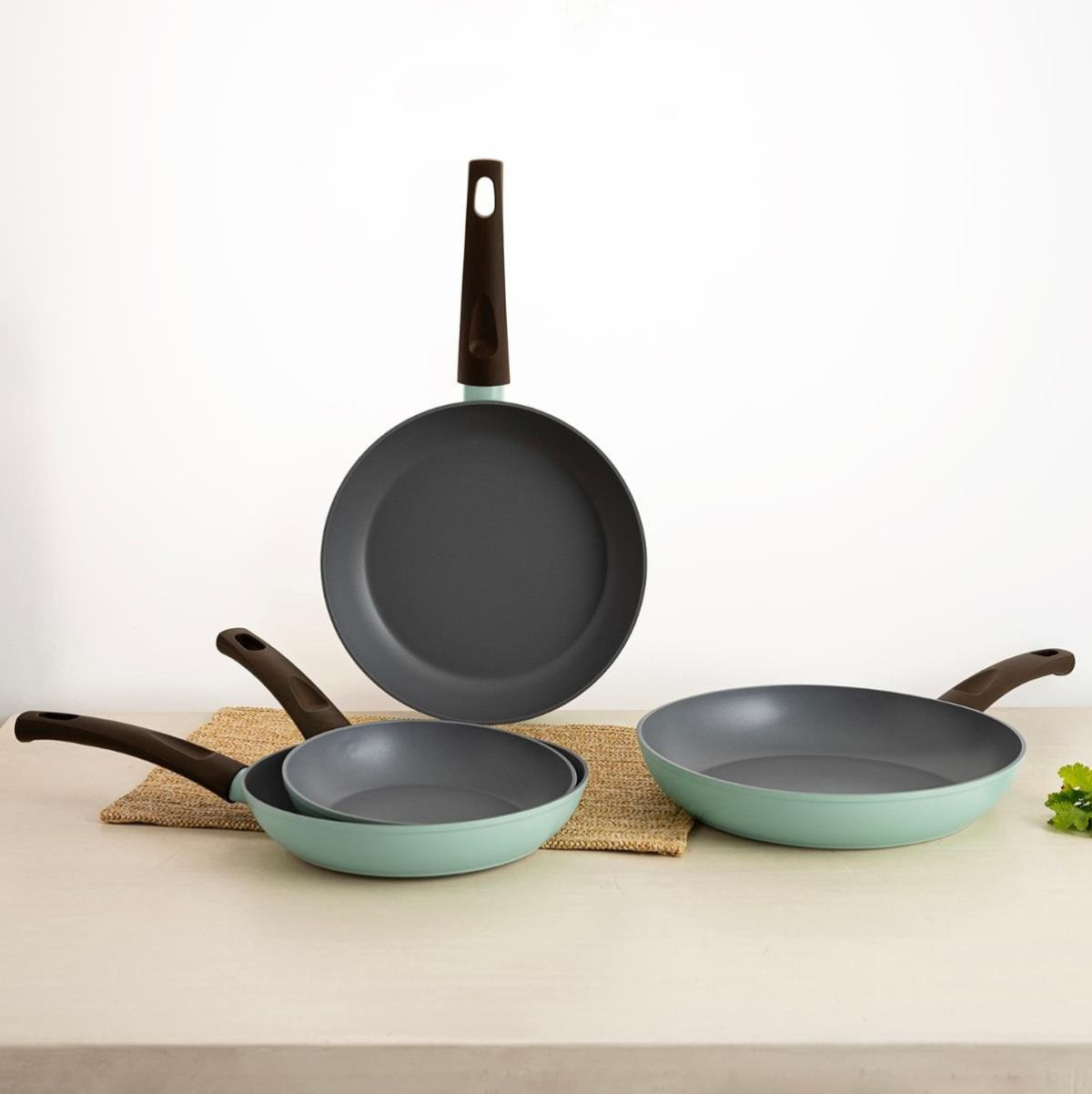 Sartén Ozon Quid aluminio forjado azul turquesa