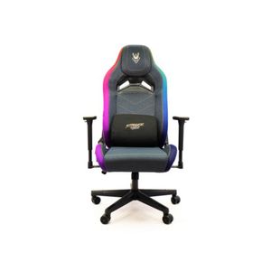 Silla gaming Woxter Stinger Station Elite con luces LED negro 128-137x72x57-120 cm